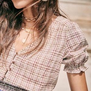 Sézane Feliz Blouse US 4/FR 36